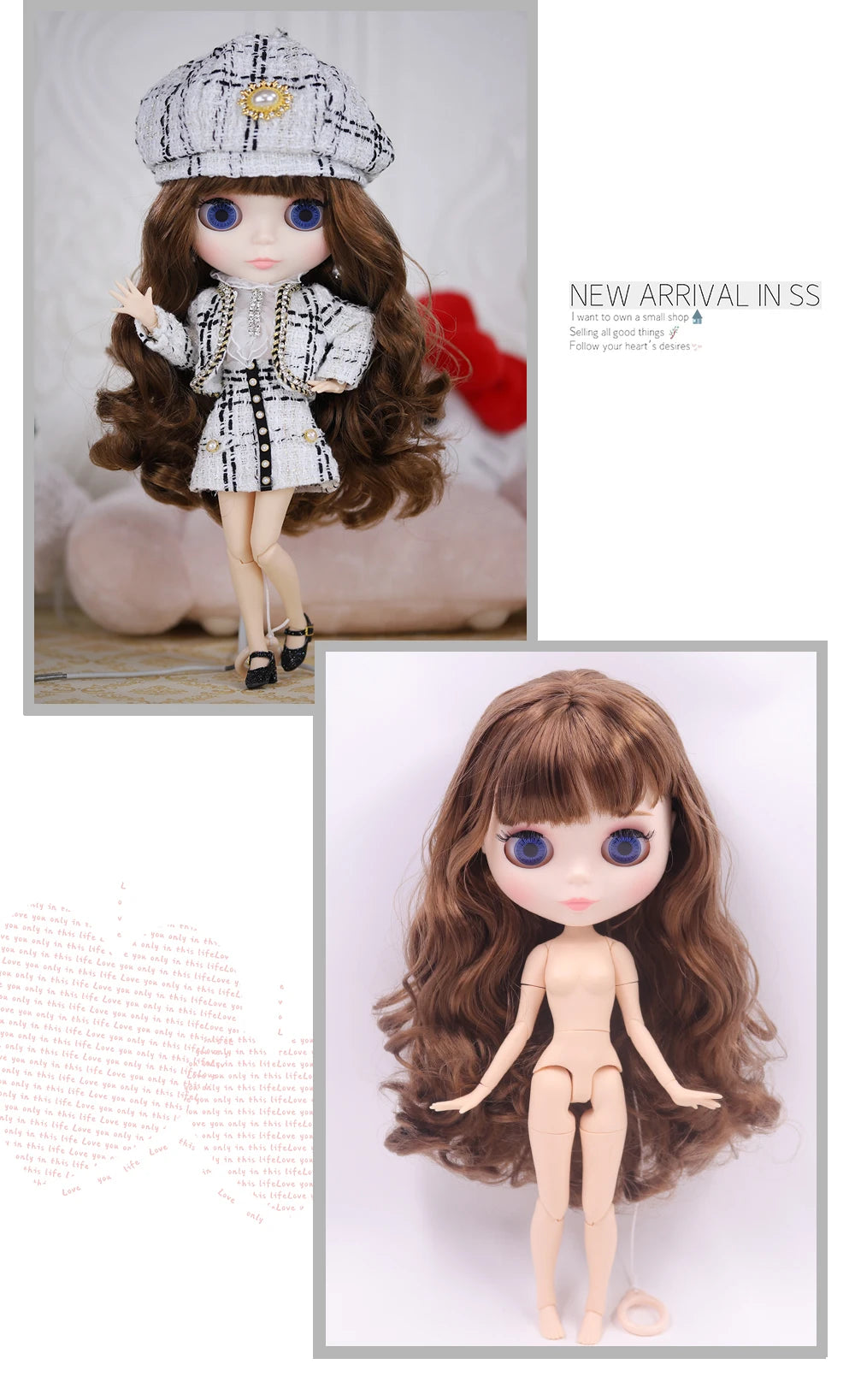 ICY DBS blyth doll 1/6 bjd toy joint body white skin shiny & matte face 30cm on sale special price toy gift anime doll