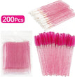 200 Pcs Disposable Makeup Brushes Set Mascara Wands Lip Brush Microbrush Applicator Swab For Eyelash Extension Make Up Tools