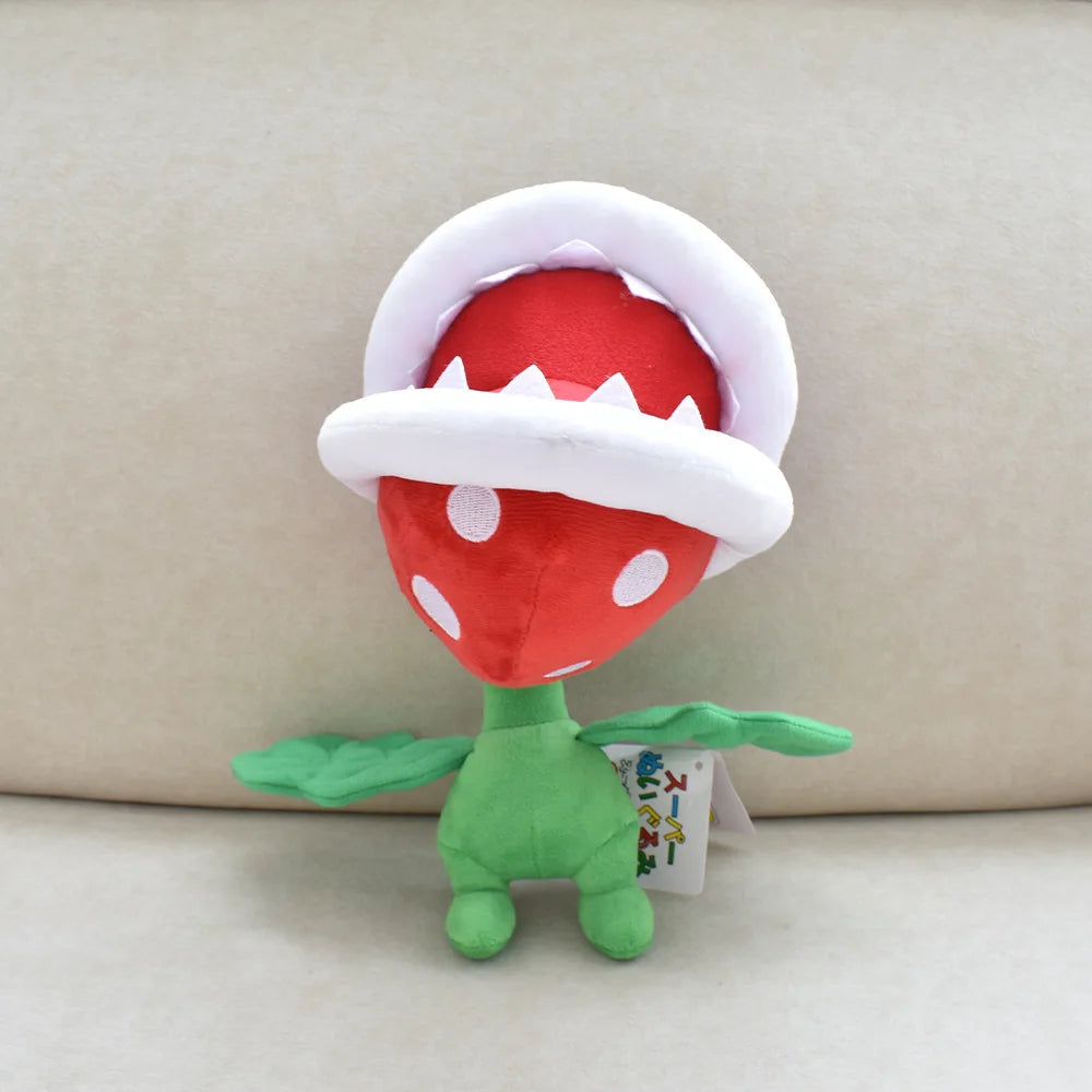 Super Mario Chomper Plush Toy Big Poison Piranha Plant Doll Man-Eater Flowers Cartoon Stuffed Doll Winter Cotton Slippers Gifts