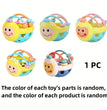 1 Pc 10cm Baby Toy Catch Ball Bendy Baby Walker Rattles Develop Intelligence Ball 0-12 Months Plastic Bell Rattle Doll