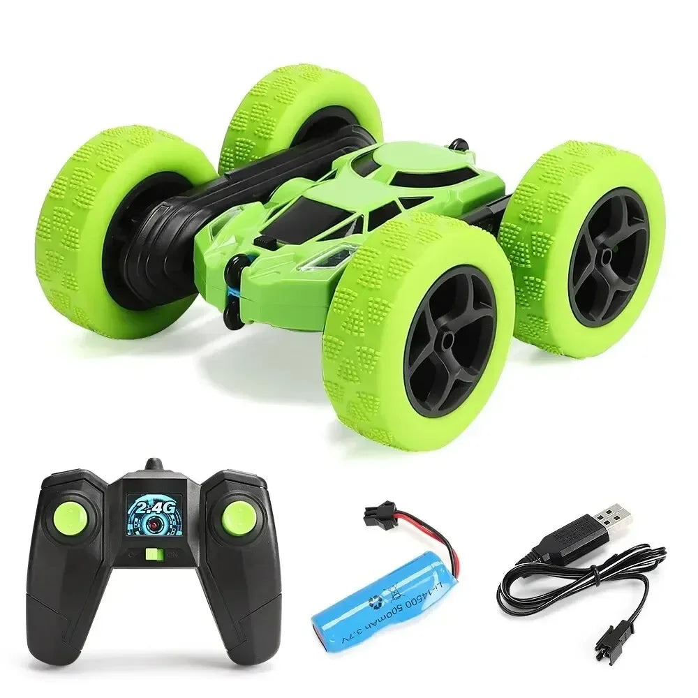 Rc Stunt Car Kids Double Sided Flip Remote Control Cars 2.4G High Speed 360° Rotation Drift Auto Toys Gifts for Boy Girl