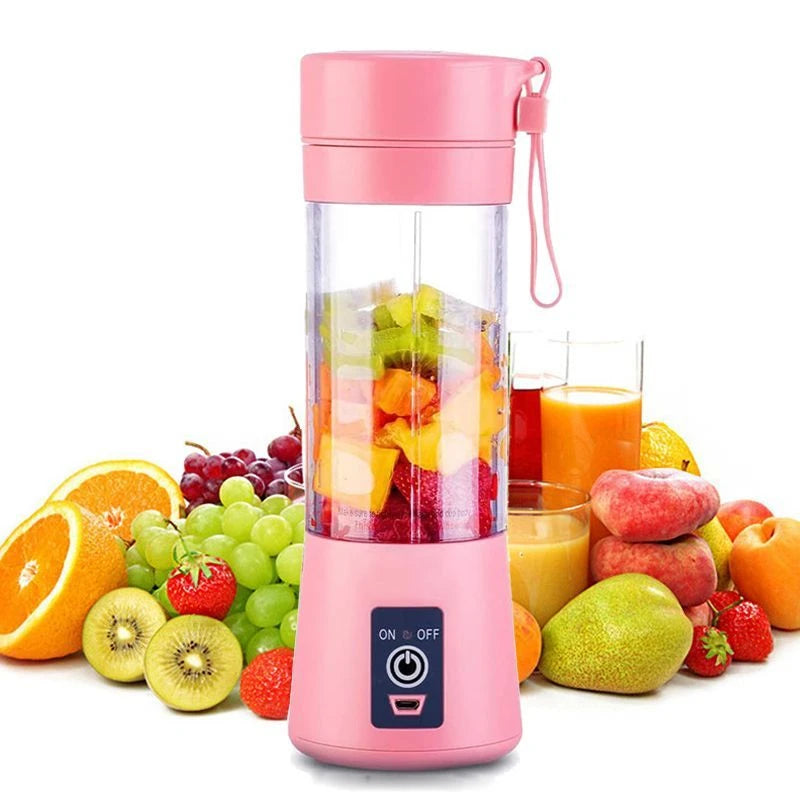 Mini Juicer Portable Blender Fruit Milkshake Handheld Electric Juicer USB Rechargeable Multifunction Blender Kitchen supplies