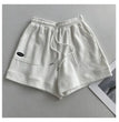 Women's comfortable loose wide-legged drawstring A pants Slim Waist Slim fit casual home versatile sports shorts