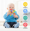 Baby Toy Manhattan Round Ball Soft Silicone Hand Grab Ball Rattle Infantil Chewable Teethers Toys For Infant 0-12months