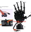 6 Dof Robotic Arm with 5 Dof Bionic Robot Hand Finger Claw for Arduino For Raspberry Pi 5 Kit Programmable Manipulator Project