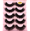 5pairs Classic Hybrid Volume Lashes New Arrival Wispy D Curl Short Russian Strip Lashes Makeup False Eyelashes