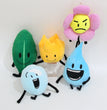 37 Style Battle for Dream Island Plush Toy BFDI Leafy Firey Flower Waterdrop Four X Cake Lollipop Stuffed Doll Kid Birthday Gift