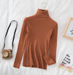 Women Turtleneck Sweater Knitted Soft Pullovers cashmere Jumpers Basic Solid Soft Sweaters Women Autumn Winter Casual Top