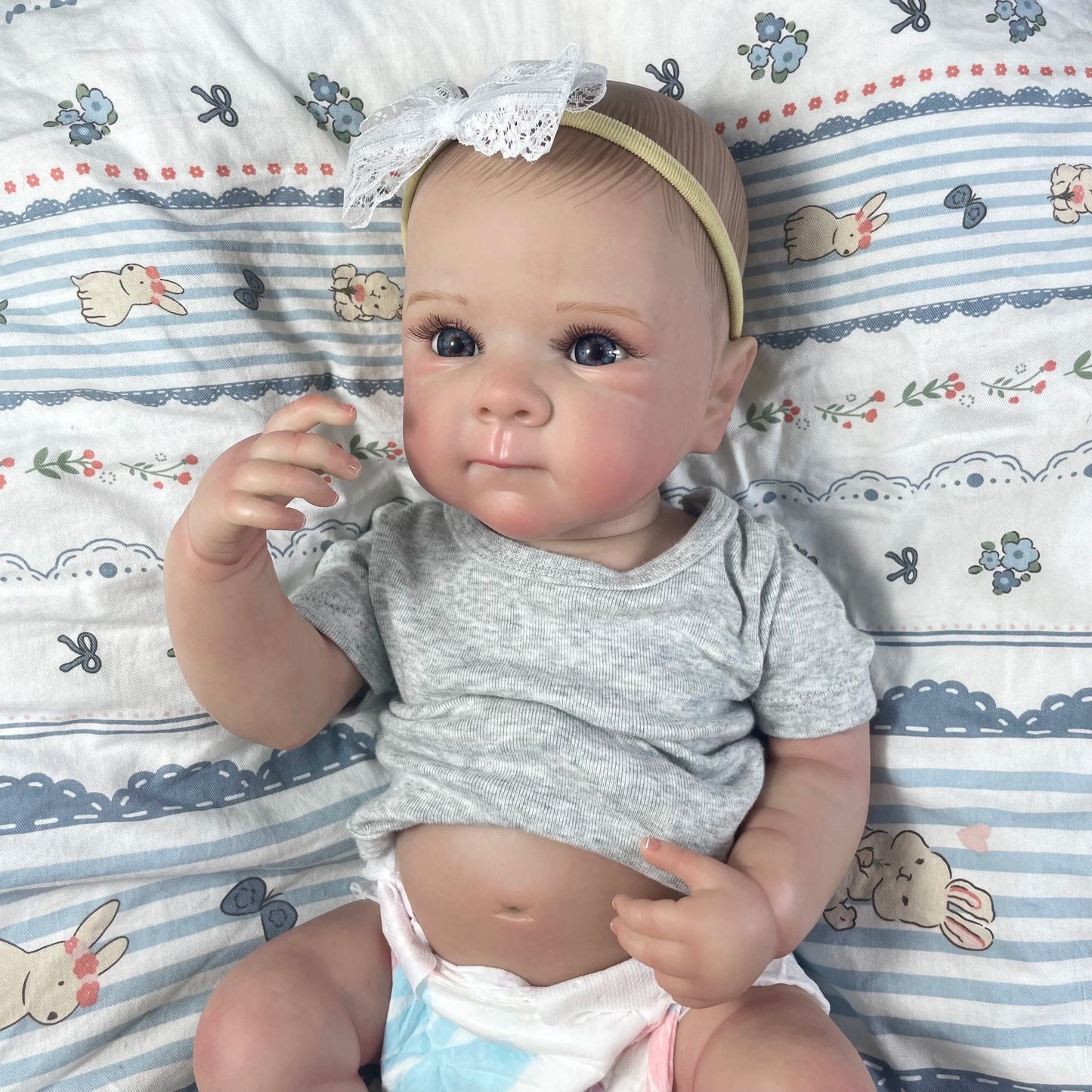 18 Inch Bettie Full Body Soft Silicone Vinyl Girl Reborn Baby Doll With Painted Lifelike Hair Bebe Reborn Toys