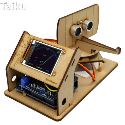 Ultrasonic Radar Detection Robot With TFT Screen to Ultrasonic Radar For Arduino Robot DIY Kit Open Source Programmable STEM Toy