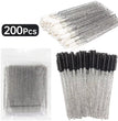 200 Pcs Disposable Makeup Brushes Set Mascara Wands Lip Brush Microbrush Applicator Swab For Eyelash Extension Make Up Tools