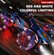 WLtoys F1 Drift RC Car With Led Lights Music 2.4G Glove Gesture Radio Remote Control Spray Stunt Car 4WD Electric Children Toys