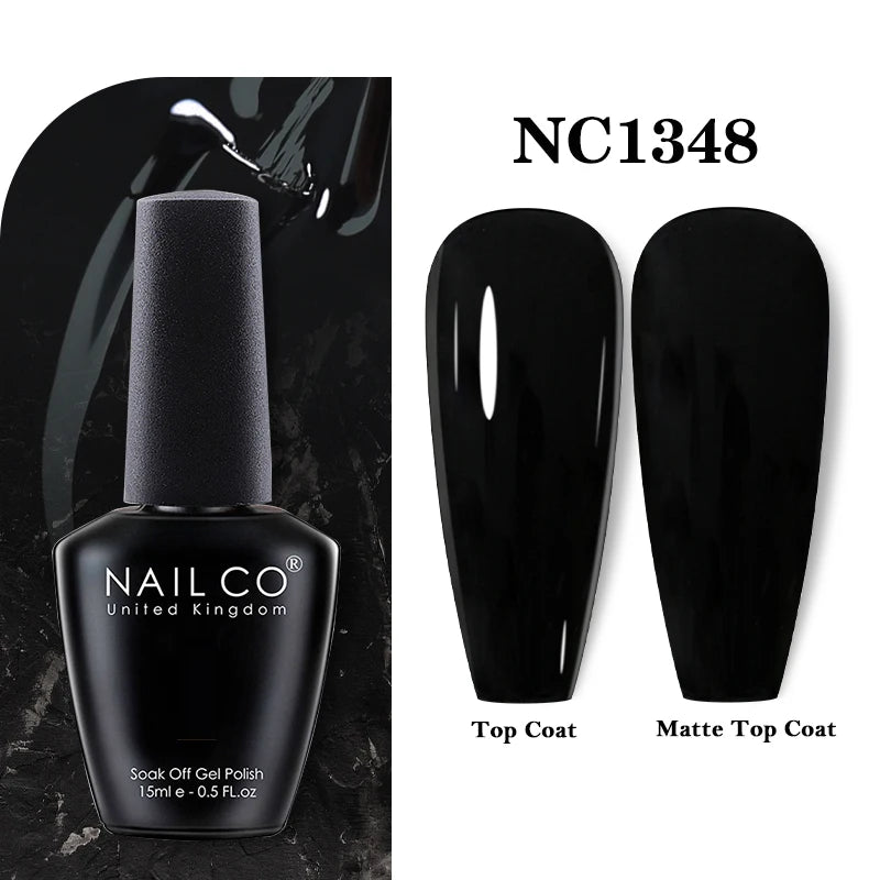 NAILCO 15ml Nail Gel Polish Vernis Semi Permanent UV Varnish Nails Art Manicure Design TOP BASE Hybrid Nail Supplies Nail Glue