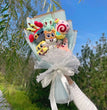 SpongeBob Patrick Star Gary Squidward Tentacles Plush Dolls Creative Handmade Flower Bouquets Christmas Birthday Graduation Gift