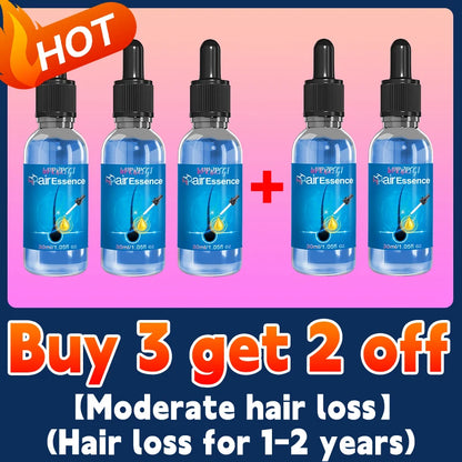 Hair growth essential oil, effectively repair baldness and hair loss, new hair growth