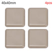 4pcs Furniture Leg Slider Pads Anti Scratch Easy Move Heavy Furniture Thickened Moving Pad Anti-abrasion Floor Protector Mat