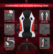 Gaming Chair, Backrest and Seat Height Adjustable Swivel Recliner Racing Office Computer Ergonomic Video Game Chair