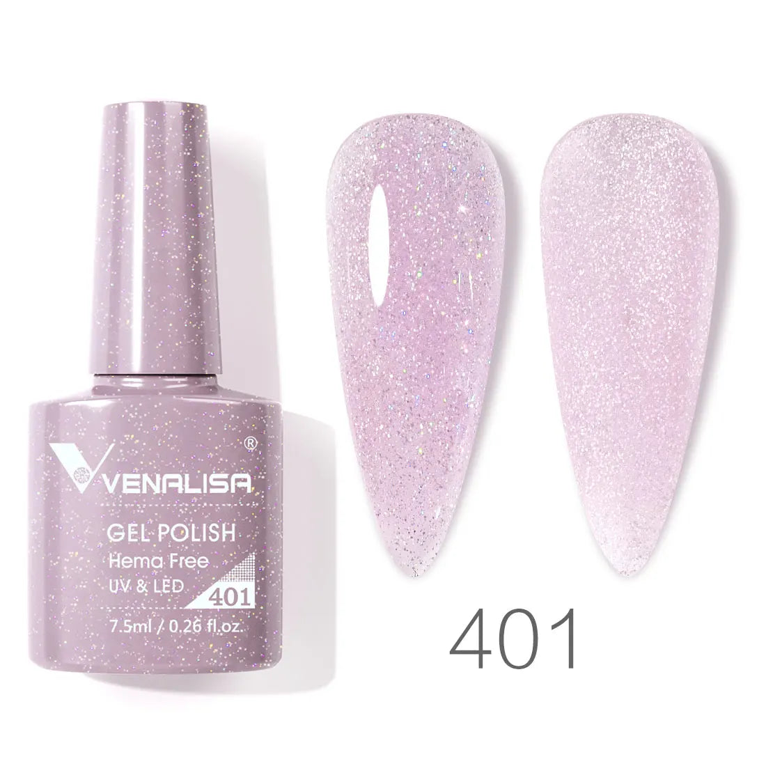 Venalisa Nail Gel Polish 7.5ml HEMA FREE Soak Off UV LED Gel Varnish Full Coverage Super Texture Gorgeous Nail Manicure