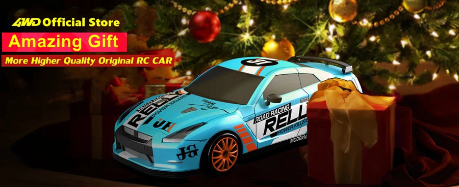 4WD RC Drift Car Remote Control GTRPRO AE86PRO Model 4x4 Racing RTR Radio Truck Vehicle Toy Gift for Boy Girl Children Kid Adult