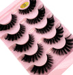 5pairs Classic Hybrid Volume Lashes New Arrival Wispy D Curl Short Russian Strip Lashes Makeup False Eyelashes