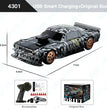 ZWN 1/43 2.4G Mini RC Car 4WD Radio Remote Control Drift Cars Professional GTR Model High Speed Racing Toys for Children Gifts