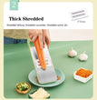 Kitchen Manual Vegetable Slicer Stainless Steel Vegetable Slicer Shredder Cutter Potato Shredders Garlic Carrot Grater Chopper