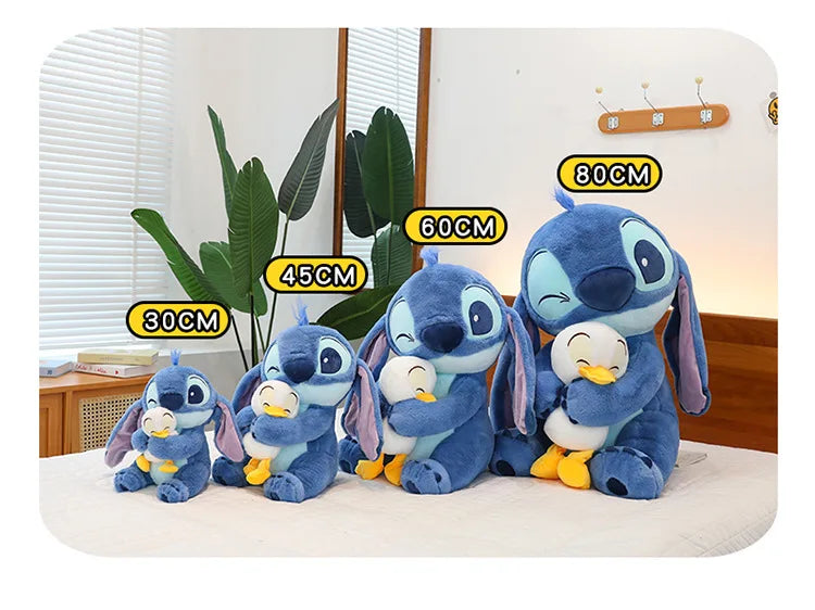 Disney Plush Doll Stitch Lilo Doll Cute Duck Stitch Plush Stuffed Toy Christmas Children's Birthday Gift Kawaii Decoration Toys