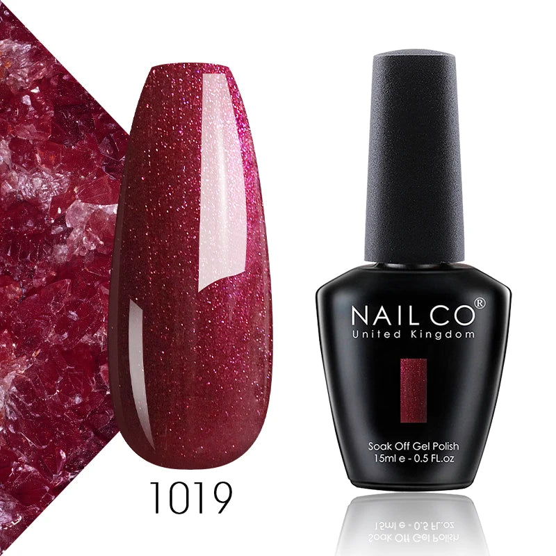 NAILCO 15ml Translucent Color Gel Nail Polish Vernis Semi Permanent UV LED Gel Polish For Nail Art Gel Manicure TOP BASE Varnish