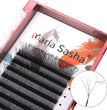 MARIA 4D W Shaped Beam Eyelash Extensions Patch Faux Russian Private Label Wholesale Clusters Easy Fan Volume Lashes Makeup