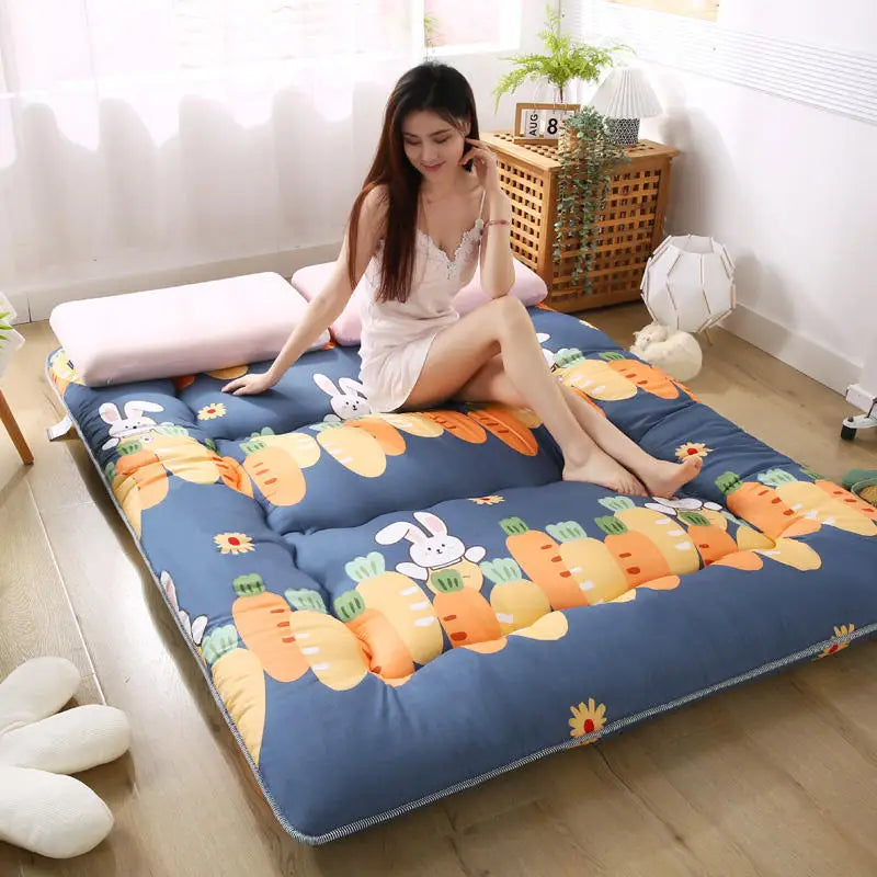 Japanese-style thickened tatami mattress floor mat soft cushion foldable lazy home sleeping pad bedroom floor artifact