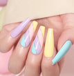 LILYCUTE 6Pcs/Set Macaron Color Gel Nail Polish Set Kit Spring 6 Colors UV LED Nail Art Gel Vernis Semi Permanent Base Top Coat