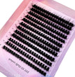 240Ps DIY 5D Fluffy Lash Clusters 100D Thick Eyelash Clusters CC Curl Wispy Individual Lashes 10-20mm Cluster Eyelash Extensions