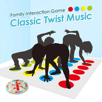 1 Set Twist Game Funny Kid Family Body Twist Move Mat Board Game Party Fun Board Games Party Game Family Game