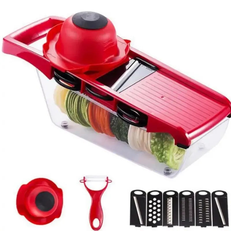 Multipurpose Vegetable Chopper - Kitchen Tool for Cutting and Slicing, Vegetable Slicer