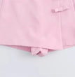 2024 Pink White Mini Skirt Woman Fashion Bow Skort For Women Summer Slit Short Skirt Woman Split High Waist Skirt Shorts