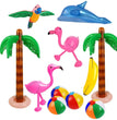 Inflatable Flamingo Toys for Children Inflatable Swimming Pool Float Toy Garden Pool Party  Decor Hawaiian Event Party Supplies