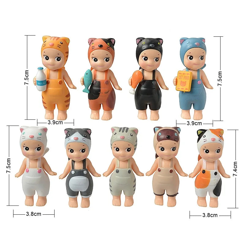 Hot Sale Sonny Angel Blind Box 20th Anniversary Hippers Looking Back Anime Figures Ornaments Dolls Fans Toy For Children Gifts