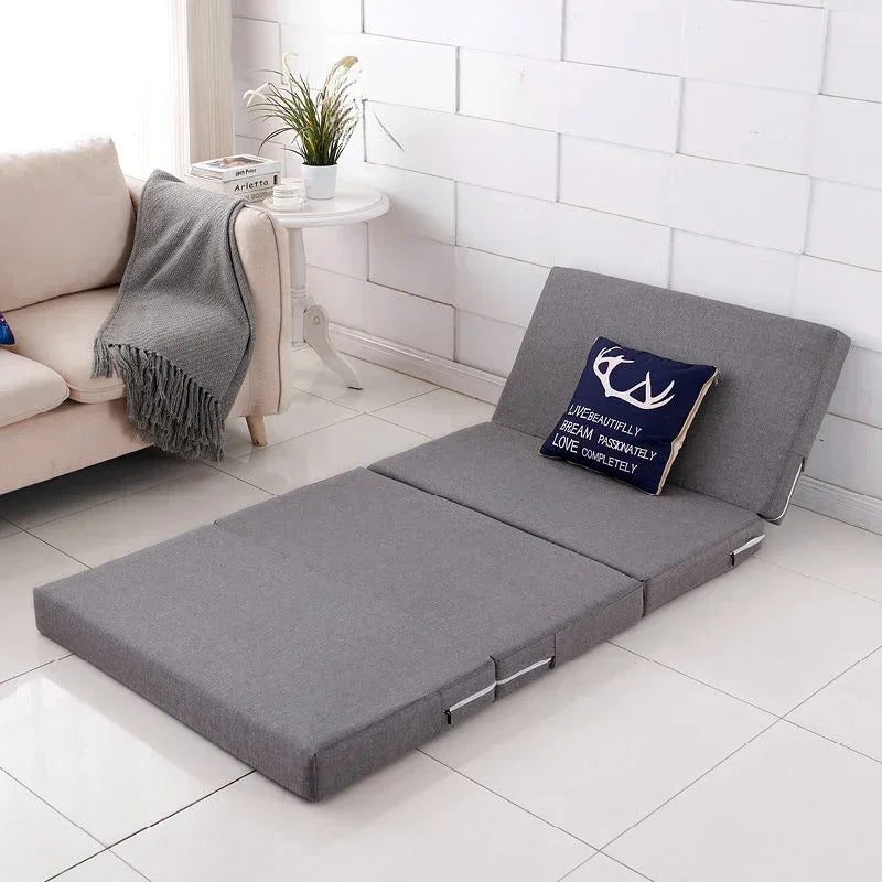 Foldable Sponge Mattresses Office Lunch Break Single Bed Furniture Simple Mat Tatami Yoga Pad Memory Foam Folding Mattress