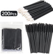 200 Pcs Disposable Makeup Brushes Set Mascara Wands Lip Brush Microbrush Applicator Swab For Eyelash Extension Make Up Tools