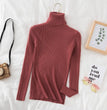 Women Turtleneck Sweater Knitted Soft Pullovers cashmere Jumpers Basic Solid Soft Sweaters Women Autumn Winter Casual Top