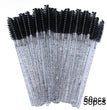 100pcs Disposable Eyelash Brushes Spoolies Micro Lash Mascara Wands Combs Wholesale for Eyelash Extension Makeup  Cosmetic Tools