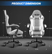 Gaming Chair, Backrest and Seat Height Adjustable Swivel Recliner Racing Office Computer Ergonomic Video Game Chair