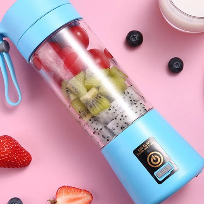 Mini Juicer Portable Blender Fruit Milkshake Handheld Electric Juicer USB Rechargeable Multifunction Blender Kitchen supplies