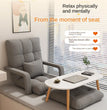 Lazy Sofa Bedroom Bay Window Folding Sofa Bed Can Lie Down and Sit on A Single Sofa Office Rest Sofa Chair