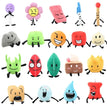 37 Style Battle for Dream Island Plush Toy BFDI Leafy Firey Flower Waterdrop Four X Cake Lollipop Stuffed Doll Kid Birthday Gift