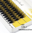 20/30/40D Cluster Eyelashes Natural Eyelash extension Indiviual bunches 1 box/60 bundle makeup Tools Soft box Lashes wholesale