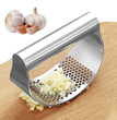 2024 New Manual Stainless Steel Garlic Mincer Garlic Crusher Press For Fruit Vegetable Kitchen Gadget Manual Food Processors