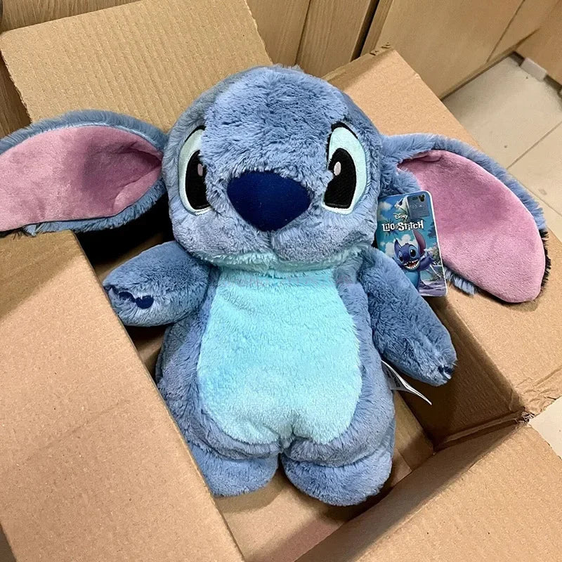 Authentic Disney] Stitch Plush Doll Stuffed Soft Toy Car Pillow Comfort Toy Kids Christmas Birthday Gift