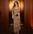 ASDS  Women's Sexy Vintage Leopard Print Tulle Long Dress Fashion Backless Slip Dresses Female Elegant Slim Party Maxi Dress