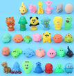 10 Pcs/Set Baby Cute Animals Bath Toy Swimming Water Toys Soft Rubber Float Squeeze Sound Kids Wash Play Funny Gift